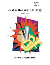 Just a Rockin' Holiday Concert Band sheet music cover